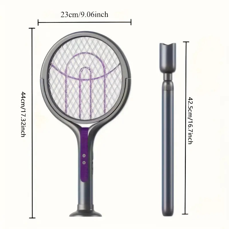 Buzz Gone™ Ultra Zapper - Rechargeable 2-in-1 Electric Bug Zapper Racket